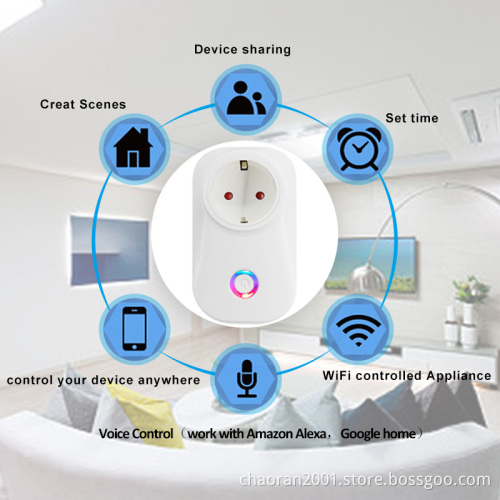 Smart Plug Wifi Outlet EU UK Israel